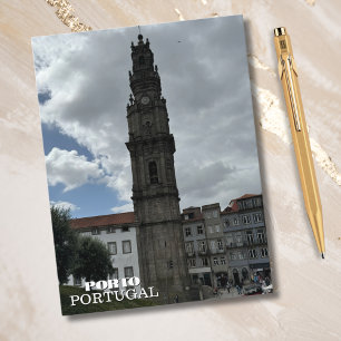 Cartes Pour Fêtes Annuelles Belle Tour Porto Portugal Photographie de Voyage