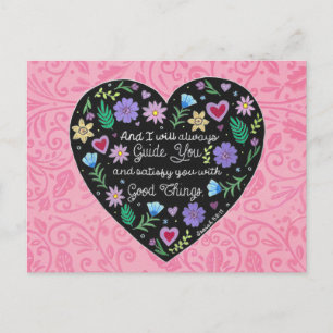 Cartes Pour Fêtes Annuelles Belles Choses Cœur Floral Personnalisé