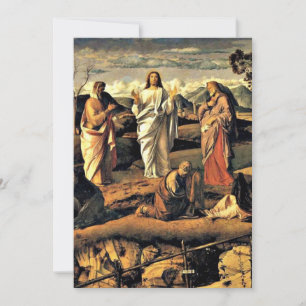 Cartes Pour Fêtes Annuelles Bellini : Transfiguration du Christ