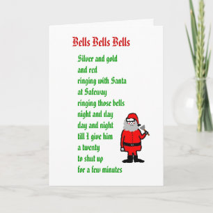 Cartes Pour Fêtes Annuelles Bells Bells Bells