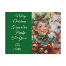 Bells Holly et Horse Christmas Elf