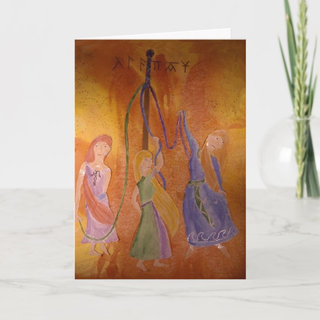 Cartes Pour Fêtes Annuelles Beltane (Devant)