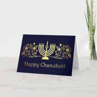Cartes Pour Fêtes Annuelles Bénédiction de Chanukah