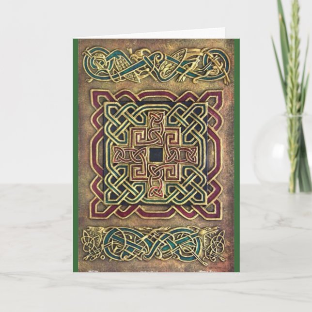 Cartes Pour Fêtes Annuelles Bénédiction irlandaise de Noël (Devant)