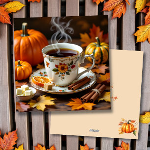 Cartes Pour Fêtes Annuelles Bénédictions d'automne