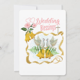 Cartes Pour Fêtes Annuelles Bénédictions de mariage