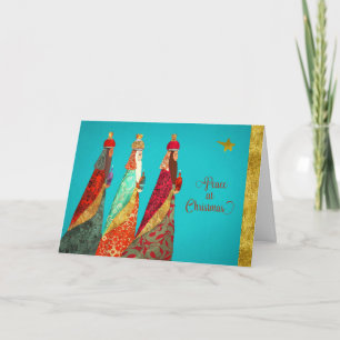Cartes Pour Fêtes Annuelles Bénédictions de Noël, Trois Magi