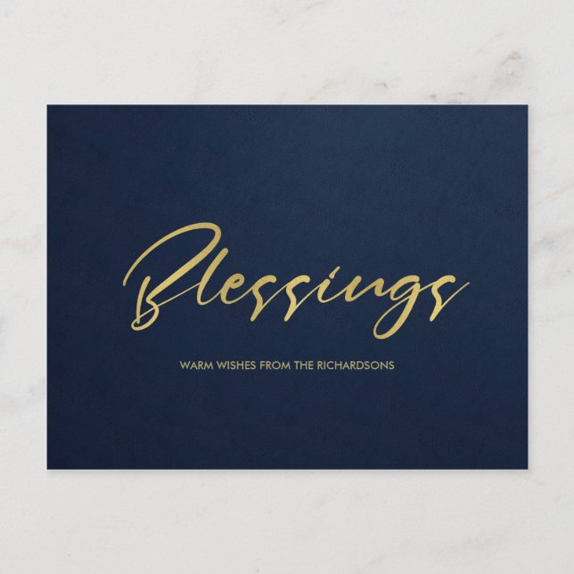 CARTES POUR FÊTES ANNUELLES BÉNÉFICIAIRES DE CALLIGRAPHIE MINIMALE FORMELLE MA (Devant)