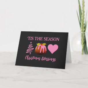 Cartes Pour Fêtes Annuelles BÉNÉFICIAIRES DE NOËL Rose