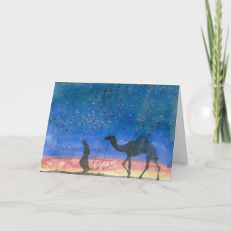 Cartes Pour Fêtes Annuelles Berger de nuit silencieux
