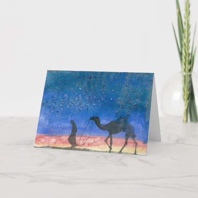 Cartes Pour Fêtes Annuelles Berger de nuit silencieux (Devant)