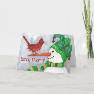 Cartes Pour Fêtes Annuelles Berry Merry