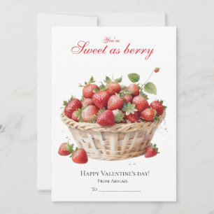 Cartes Pour Fêtes Annuelles Berry Sweet Valentine's day