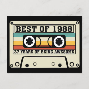 Cartes Pour Fêtes Annuelles Best of 1988 37 ans d'être génial