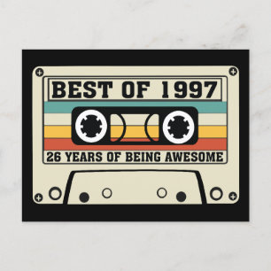 Cartes Pour Fêtes Annuelles Best of 1997 26 ans d'être génial
