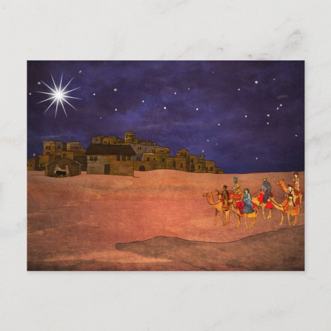 Cartes Pour Fêtes Annuelles Bethléem (Devant)