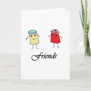 Cartes Pour Fêtes Annuelles Beurre d'arachide & Amis de gelée