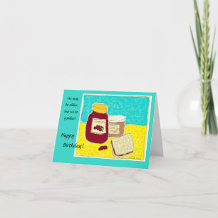 Cartes Pour Fêtes Annuelles Beurre d'arachide et gelée