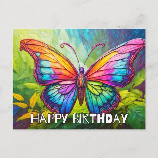 Cartes Pour Fêtes Annuelles Beurre-papillon créatif (Devant)