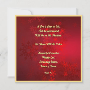 Cartes Pour Fêtes Annuelles Bible Religieux Chrétien Noël Élégant 
