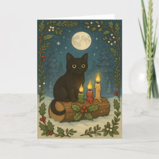 Cartes Pour Fêtes Annuelles Bienheureux Yule