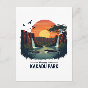 Cartes Pour Fêtes Annuelles Bienvenue au parc national australien de Kakadu