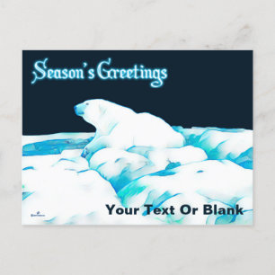 Cartes Pour Fêtes Annuelles Bienvenue l'hiver - Salutations de la saison