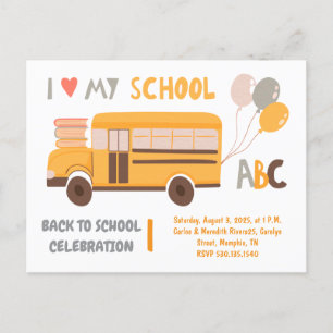 Cartes Pour Fêtes Annuelles Bienvenue Pique-nique à l'école de retour