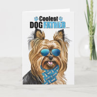Biewer Terrier Chien Coolest Papa Jamais Fête des 