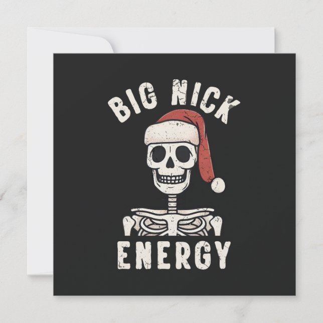 Cartes Pour Fêtes Annuelles Big Nick Energy (Devant)