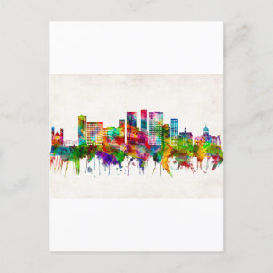 Cartes Pour Fêtes Annuelles Binghamton New York Skyline