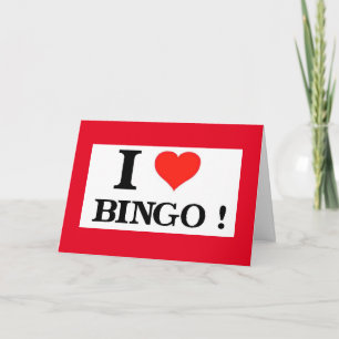 Cartes Pour Fêtes Annuelles Bingo-test et vous d'amour de Valentine I