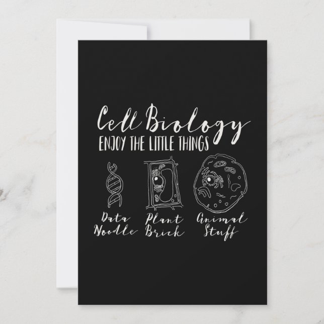 Cartes Pour Fêtes Annuelles biologie cellulaire drôle science -    nerdygeeks (Devant)