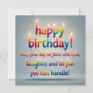 Cartes Pour Fêtes Annuelles Birthday Greeting Cards 