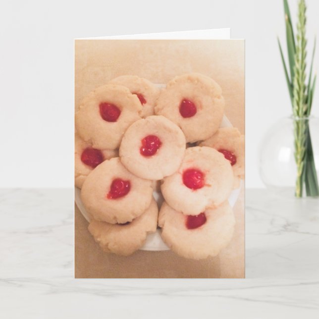 Cartes Pour Fêtes Annuelles Biscuit sablé  (Devant)
