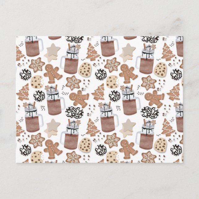 Cartes Pour Fêtes Annuelles Biscuits de Noël et gâteaux de fête de fin d'année (Devant)