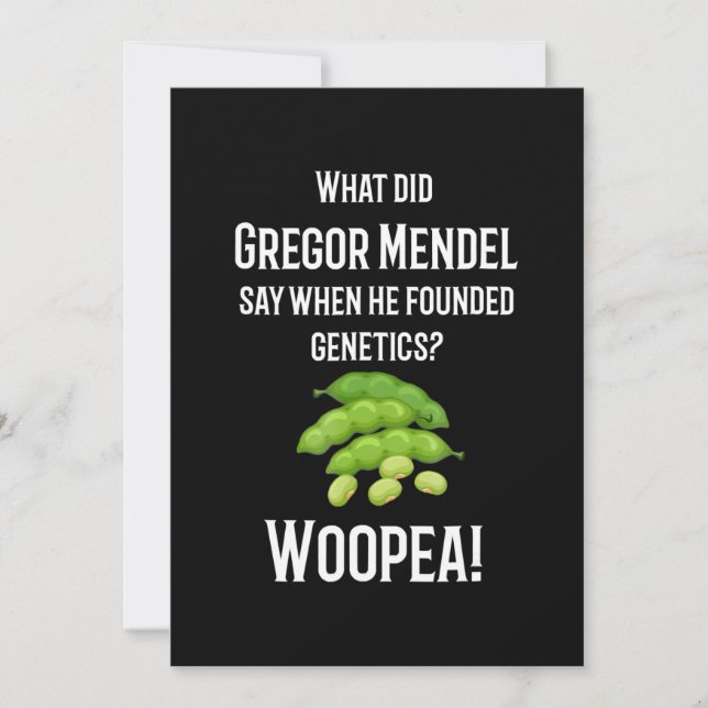 Cartes Pour Fêtes Annuelles blague de science professeur de biologie, humour n (Devant)