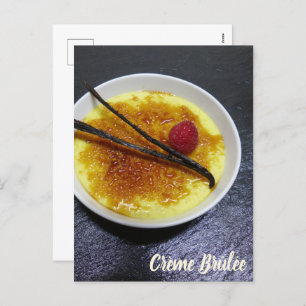 Cartes Pour Fêtes Annuelles Bleu de crème sur ardoise avec framboise et vanill