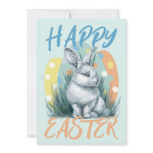 bleu lapin de pâques coloré