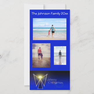 Cartes Pour Fêtes Annuelles Blue Angel Joyeux Noël 3 Photo