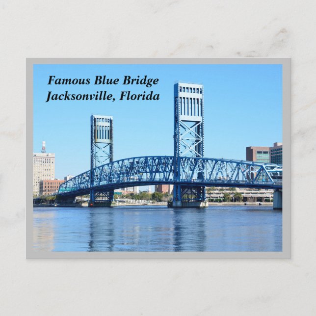 Cartes Pour Fêtes Annuelles Blue Bridge Jacksonville, Floride (Devant)