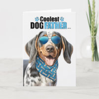 Bluetick Coonhound Plus frais papa jamais Fête des