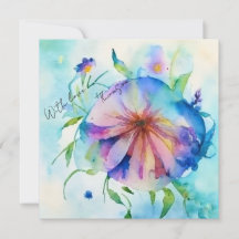 Blumenwiese Rustique Floral Personnalisé Nom Cadea