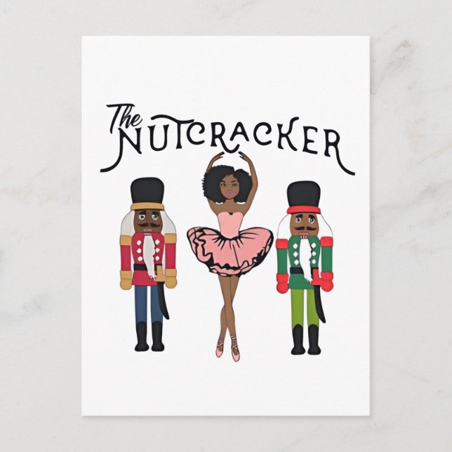 Cartes Pour Fêtes Annuelles Boca Raton Black Nutcracker Funny Noël (Devant)