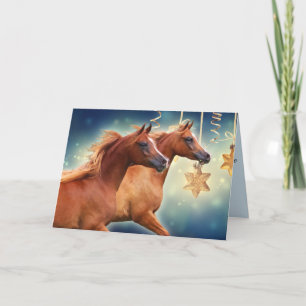 Cartes Pour Fêtes Annuelles BOGO Colts Blue Holiday Card