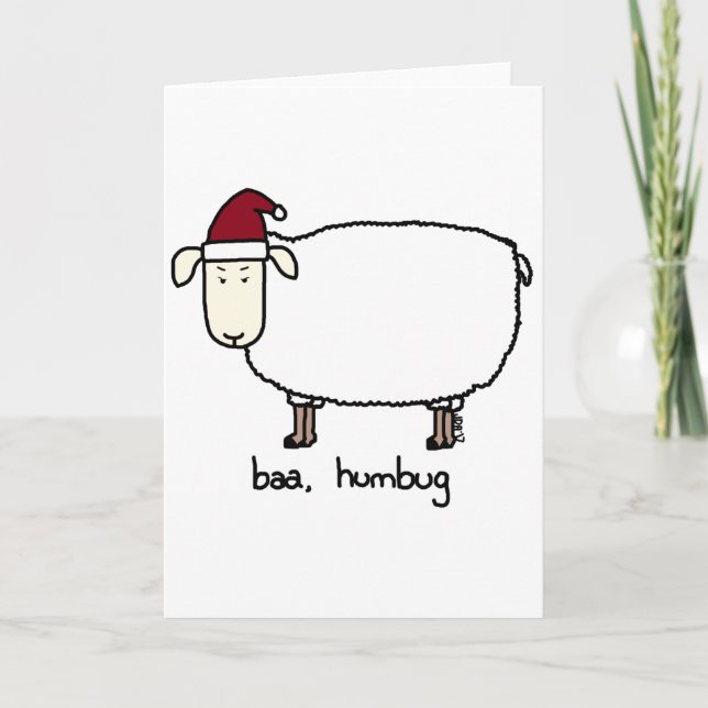 Cartes Pour Fêtes Annuelles bogue baa (Devant)