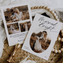 Boho marié et minimaliste lumineux Script Noël
