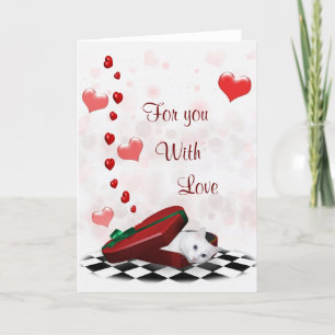 Cartes Pour Fêtes Annuelles Boîte à chat Valentine