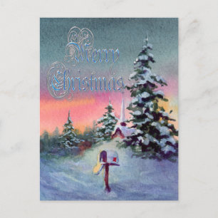 Cartes Pour Fêtes Annuelles BOÎTE AUX LETTRES DE NOËL par SHARON SHARPE