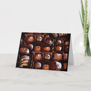 Cartes Pour Fêtes Annuelles Boîte de chocolat, Chocolat-bonbon tentant